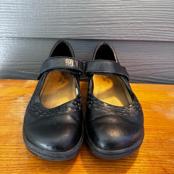 Naot Mary Jane Shoes Women’s 38 L7 Black Leather Comfort Orthopedic - Picture 9 of 10